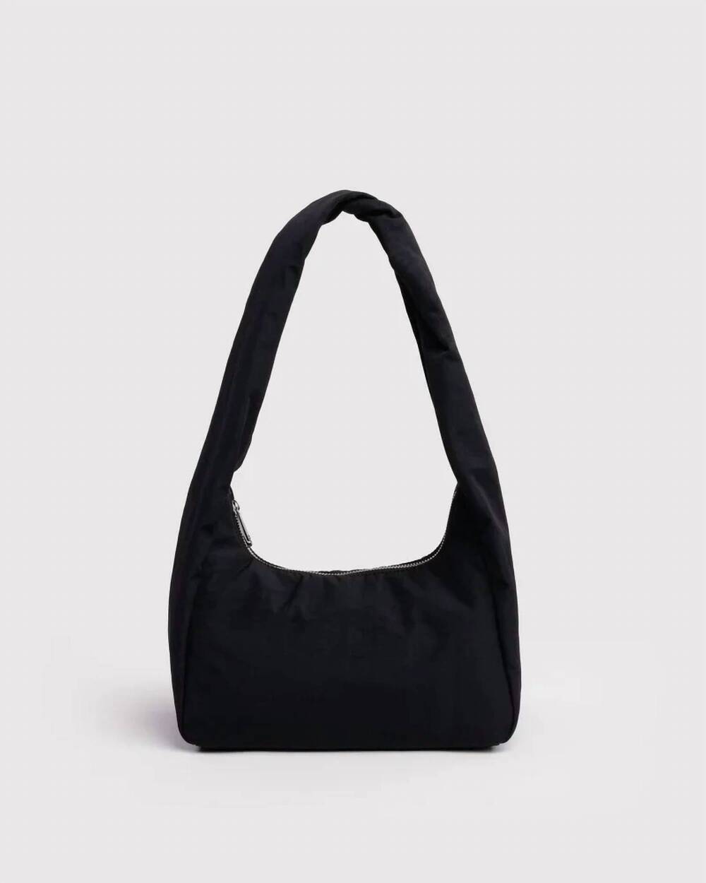 NEW BAGGU women's small nylon meringue bag in black